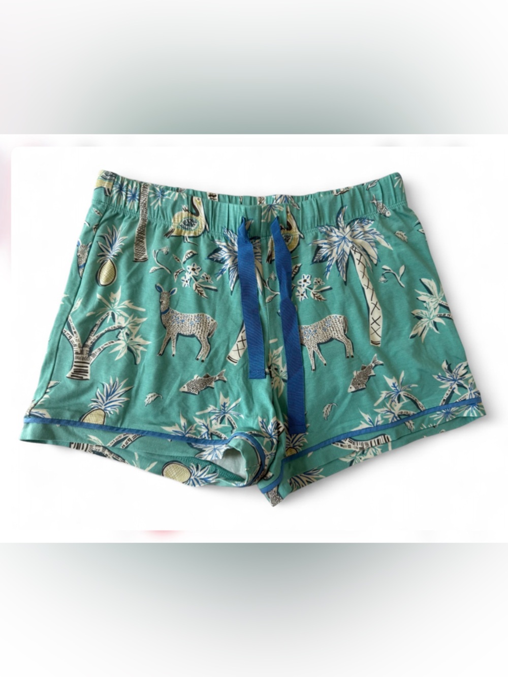 Spartina 449 S Pajama Shorts Lowcountry Fauna Modal Tropical print